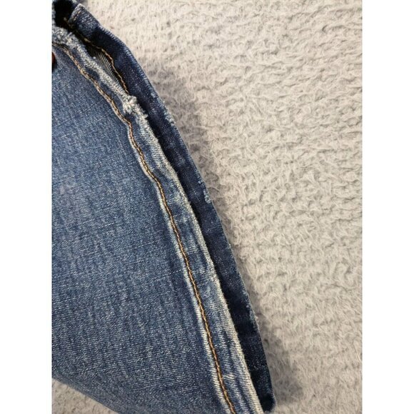 BKE Denim Parker Shorts Womens 27 Bermuda Stretch Jean Jorts Buckle Blue - Picture 14 of 16